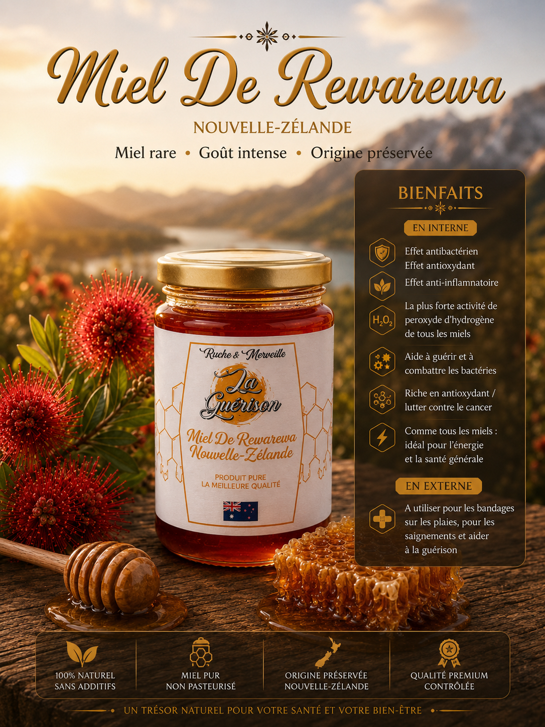 Miel de Rewarewa